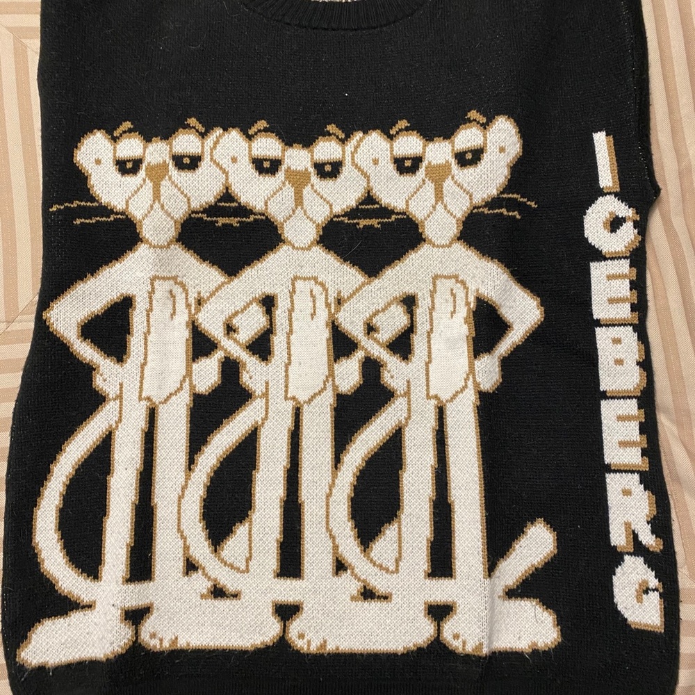 Authentic ICEBERG Pink Panther Sweater.